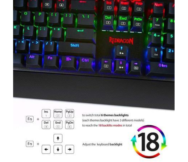 Redragon KB KAIA RGB - 437402 - zdjęcie 5